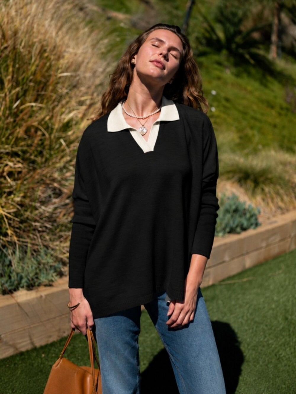 Mersea Catalina Polo Sweater Size P 0-10